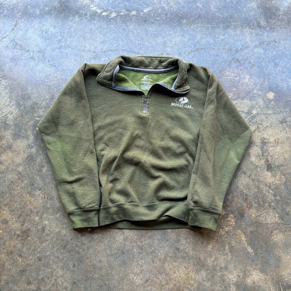 Vintage Y2K Mossy Oaks Quarter Zip Sweatshirt